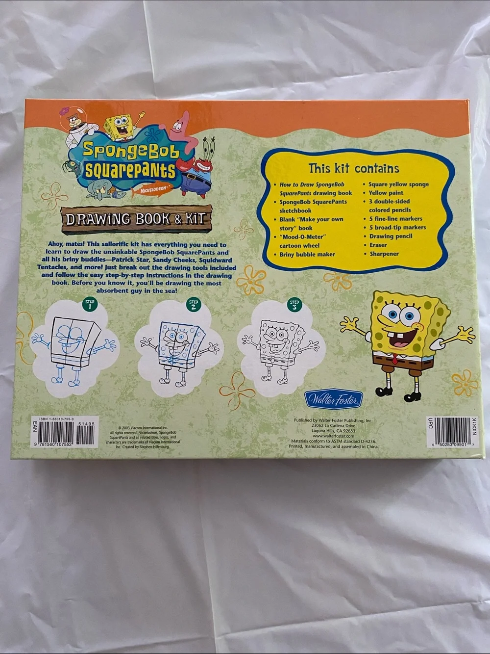 SpongeBob SquarePants Drawing Book & Kit